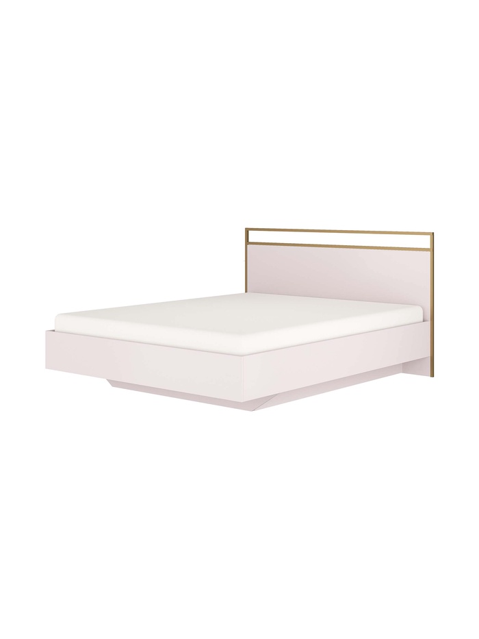 Кровать двуспальная «Николь–7.16», с ортопедическим основанием, с подъёмным механизмом, цвет кашемир/сатиновое золото